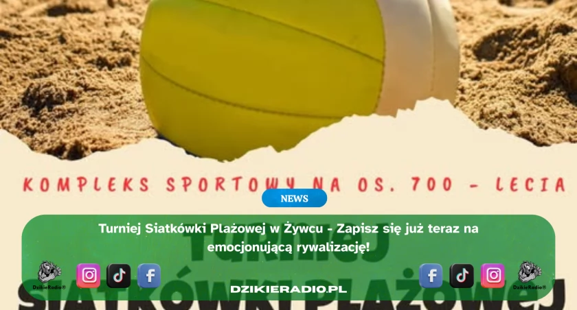 Turniej Siatkówki Plażowej w Żywcu – ruszyły zapisy