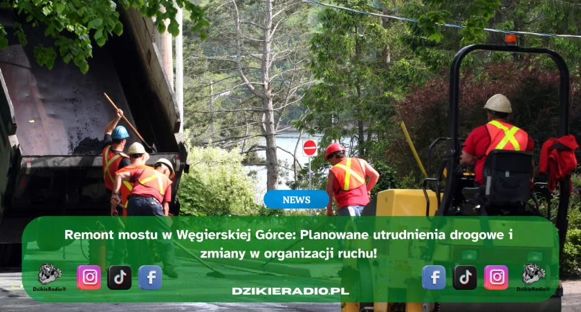 Gmina Węgierska Górka: Czasowe zamknięcie drogi powiatowej 1434S – remont mostu