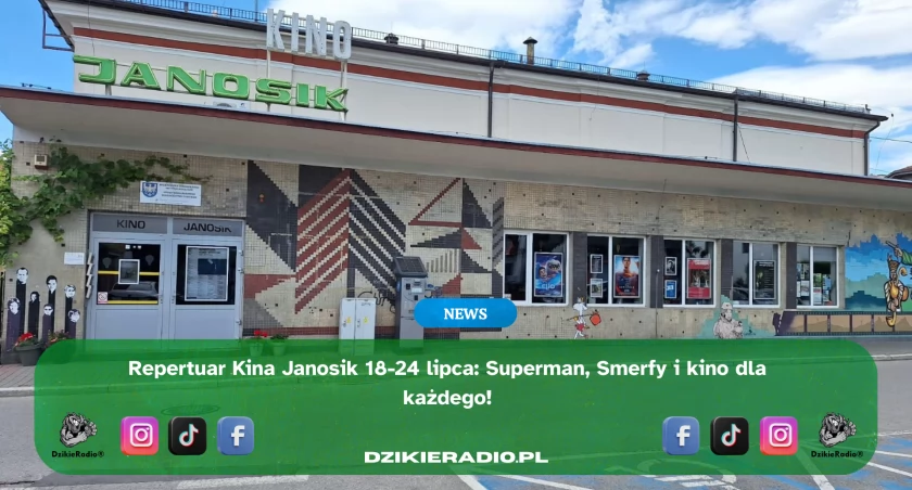 Repertuar Kina Janosik: Nowości, klasyka i kino z przesłaniem – od 18 do 24 lipca