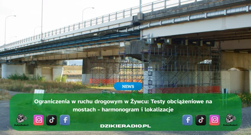 Czasowe utrudnienia w ruchu drogowym – próby obciążeniowe mostów w Rycerce Górnej, Koszarawie i Pewli Wielkiej