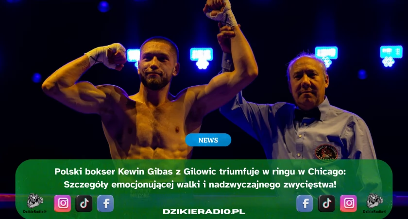 Pod gwiazdami i na oczach świata: Gibas triumfuje w chicagowskim ringu