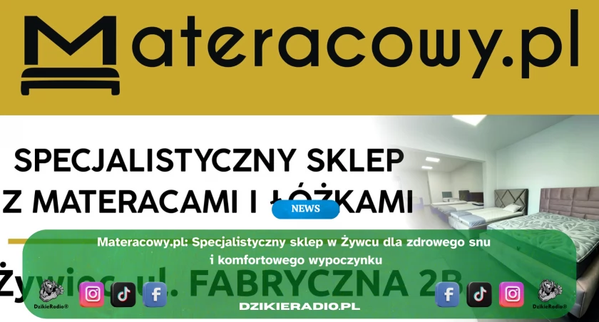 Materacowy.pl: Ekspert w Komforcie Snu i Wypoczynku | Żywiec ul. Fabryczna 2B