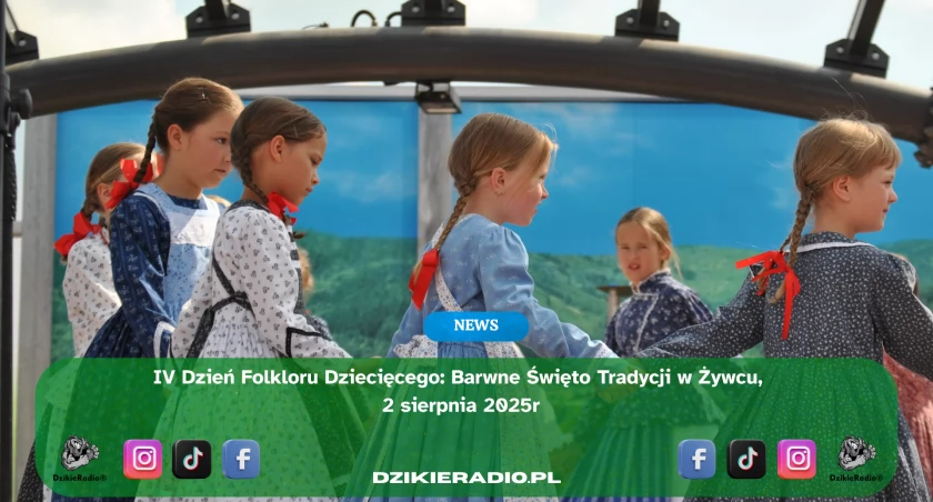 IV Dzień Folkloru Dziecięcego: Wyjątkowe Święto Tradycji w Żywcu - 2 sierpnia, Amfiteatr pod Grojcem | Wstęp Wolny!