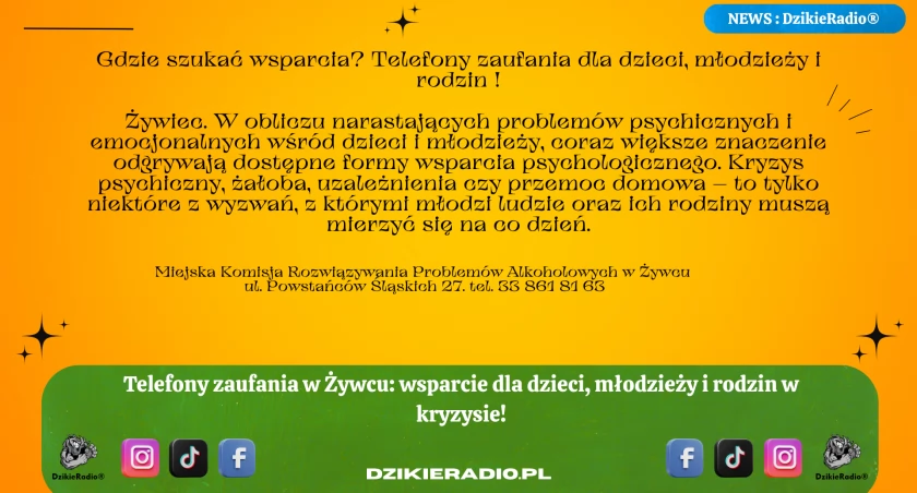 Gdzie szukać wsparcia? Telefony zaufania dla dzieci, młodzieży i rodzin