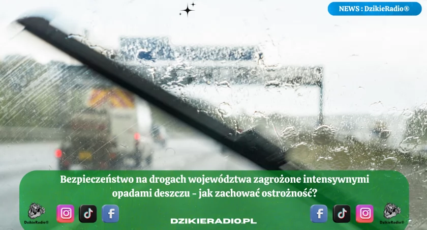 Trudne warunki atmosferyczne – policja apeluje o ostrożność na drogach
