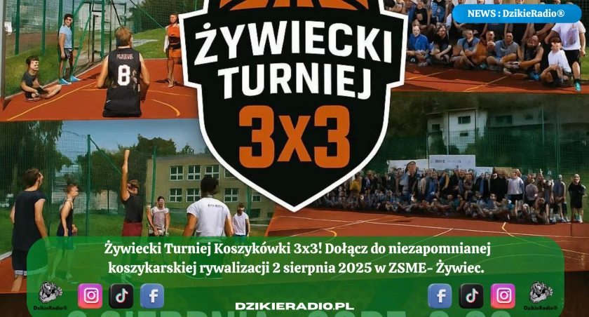Żywiecki Turniej Koszykówki 3x3 2025:  Widowiskowa Rywalizacja!