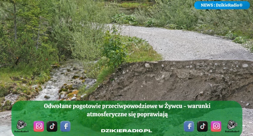 Odwołano pogotowie przeciwpowodziowe w powiecie żywieckim