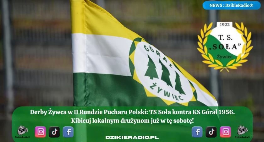 Derby Żywca w II Rundzie Pucharu Polski - TS Soła Żywiec vs. KS Góral 1956 Żywiec: Emocje gwarantowane!