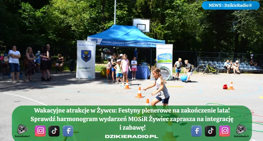 Wydarzenia na zakończenie lata w Żywcu: festyny plenerowe, integracja i zabawa! Miejski Ośrodek Sportu i Rekreacji w Żywcu