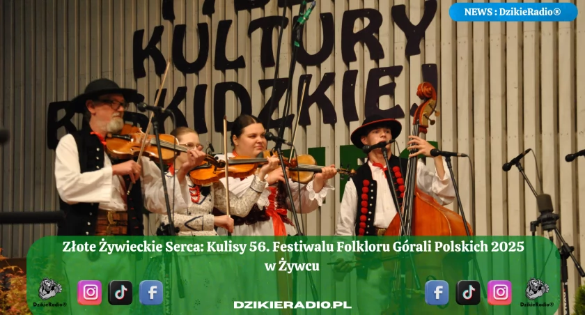 Złote Żywieckie Serca - Nagrody Tradycji Górali Polskich!  Odkryj zwycięzców na 56. Festiwalu Folkloru i poczuj magię kultury beskidzkiej! 