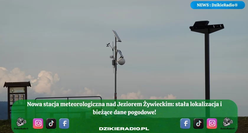 Całoroczna Stacja Pogodowa nad Jeziorem Żywieckim wróciła do działania!