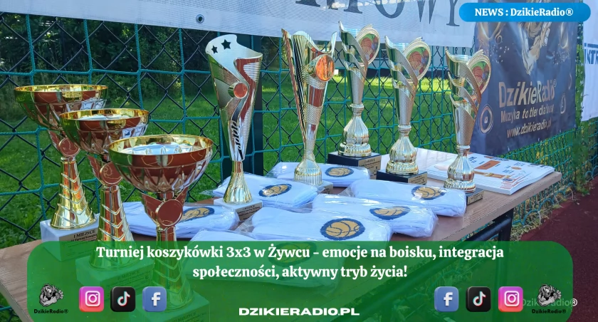 Turniej koszykówki 3x3 w Żywcu – sportowe emocje na boisku! 