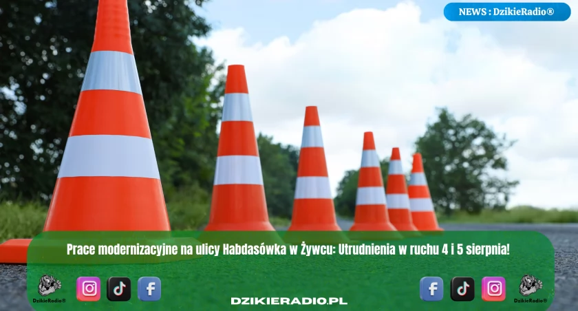 Uwaga kierowcy: Czasowe utrudnienia na ul. Habdasówka w Żywcu