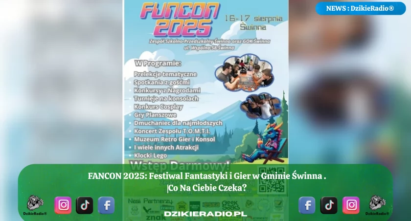 VIII Podbeskidzki Zlot Miłośników Fantastyki FUNCON 2025 w Gminie Świnna!