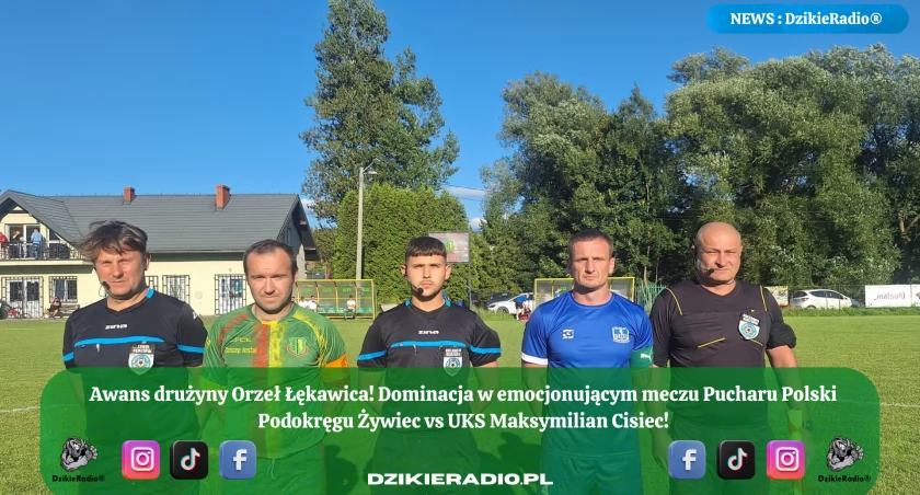 Orzeł Łękawica triumfuje w drugiej rundzie Pucharu Polski