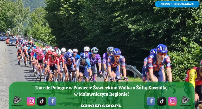 Etap IV Tour de Pologne w Powiecie Żywieckim!