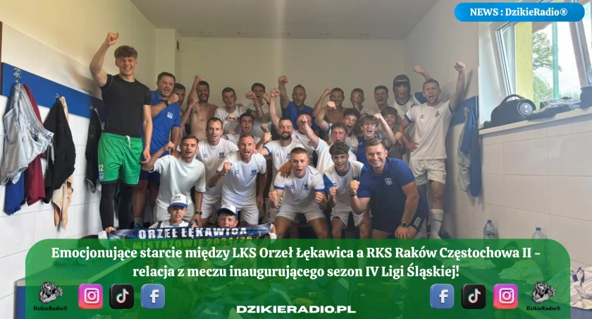 Orzeł Łękawica wznosi się w górę – zwycięska inauguracja sezonu przeciwko Rakowowi II