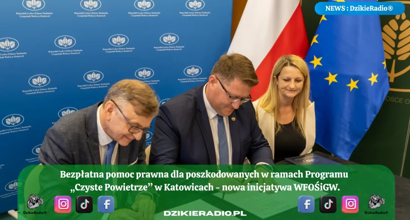Bezpłatna pomoc prawna dla poszkodowanych w ramach Programu „Czyste Powietrze” w Katowicach