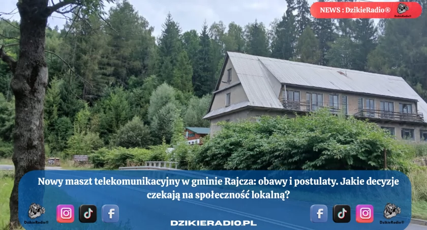 Maszt w „Pod Banią” budzi kontrowersje — radny żąda konsultacji i wyjaśnień