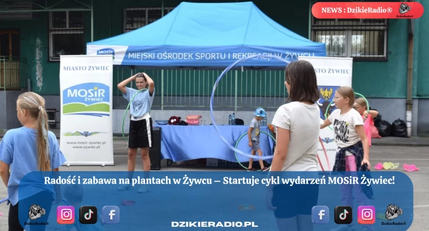 Aktywny początek wakacji w Żywcu: Zabawa, Gry i Pozytywna Energia na Szkołach Podstawowych!