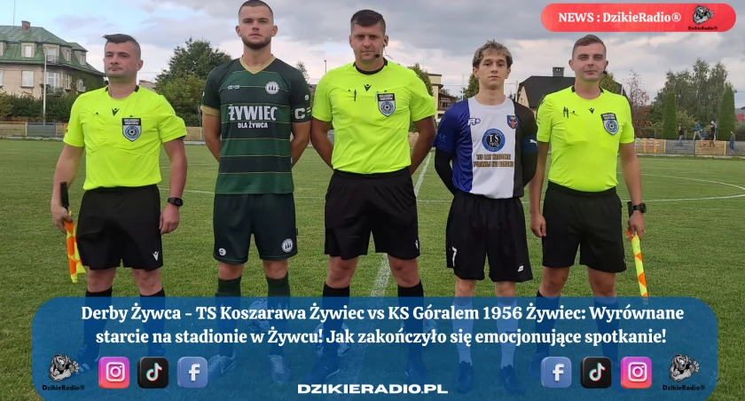 Derby Żywca: TS Koszarawa Żywiec vs KS Góralem 1956 Żywiec - Emocje i Dramat w Spotkaniu