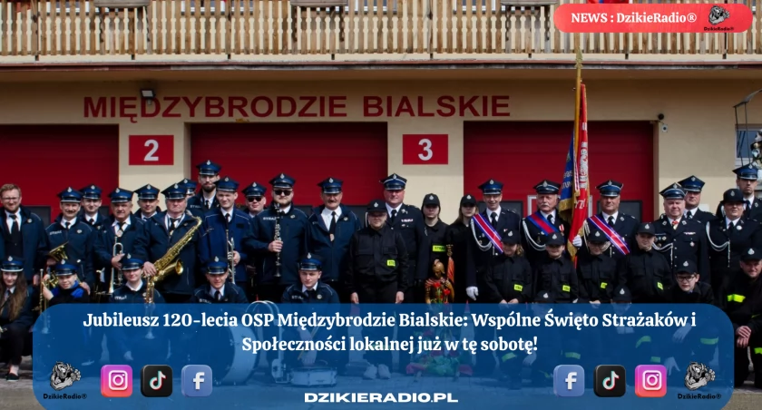 Jubileusz 120-lecia OSP Międzybrodzie Bialskie: Wyjątkowa uroczystość na zakończenie lata!
