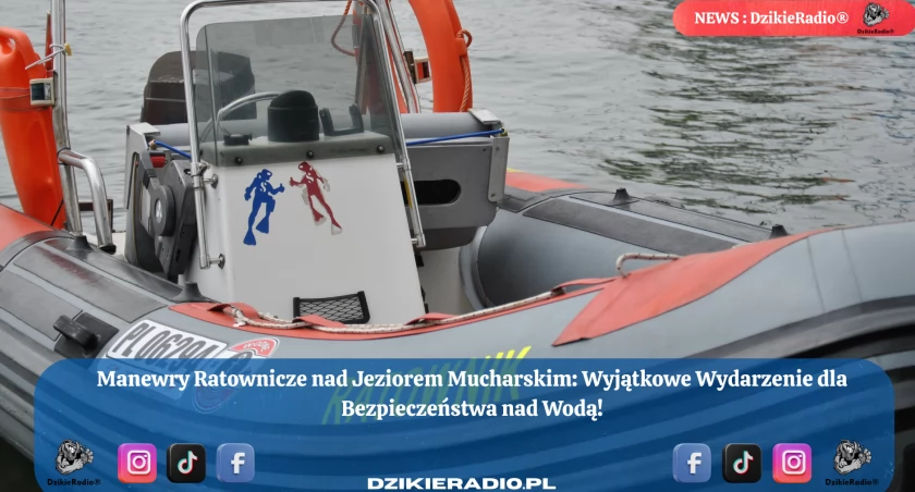 Manewry Ratownicze nad Jeziorem Mucharskim 2025: Edukacja i Profesjonalizm w Działaniu!
