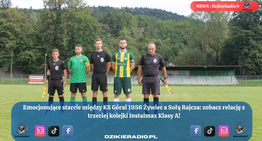 Emocjonujące widowisko w Żywcu: Góral 1956 pokonał Sołę Rajcza