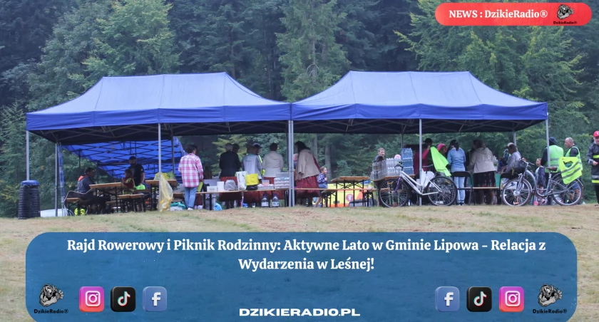 Letnie Pożegnanie z Rowerem i Rodzinną Integracją w Leśnej