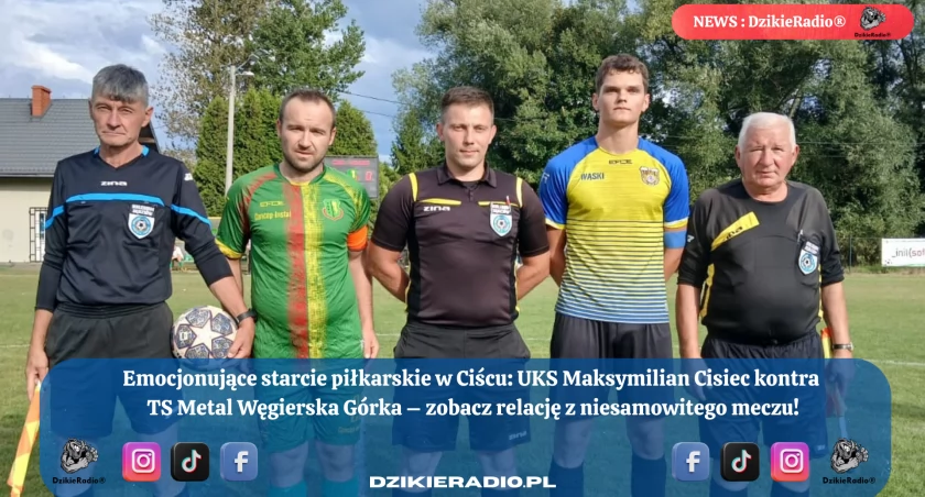 Maksymilian Cisiec triumfuje nad TS Metal Węgierska Górka Klasy A „INSTAL MAX” sezonu 2025/2026