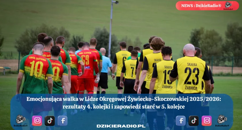 Podsumowanie 4. kolejki Ligi Okręgowej Żywiecko-Skoczowskiej