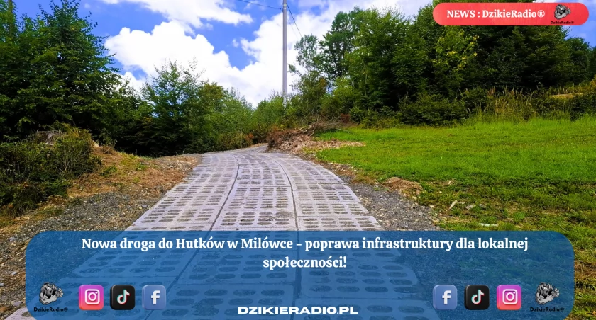 Nowa droga z kostki ażurowej w Milówce: wspólne działanie mieszkańców przynosi pożądane rezultaty