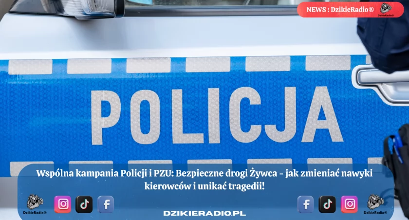 Bezpieczne drogi Żywca – wspólna akcja Policji i PZU