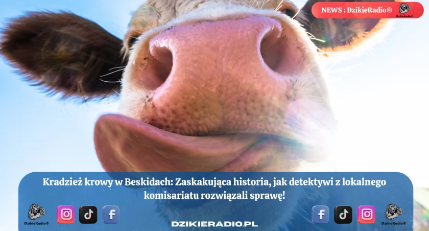 Zniknięcie na pastwisku: nietypowa kradzież krowy w Rajczy