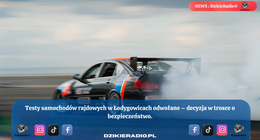 Łodygowice. Testy rajdowe odwołane decyzją władz