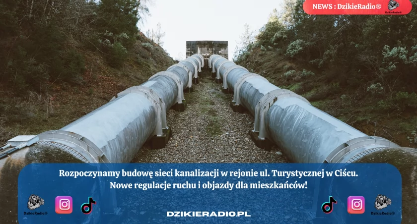 Modernizacja infrastruktury sanitarnej w Ciścu — rusza budowa kanalizacji