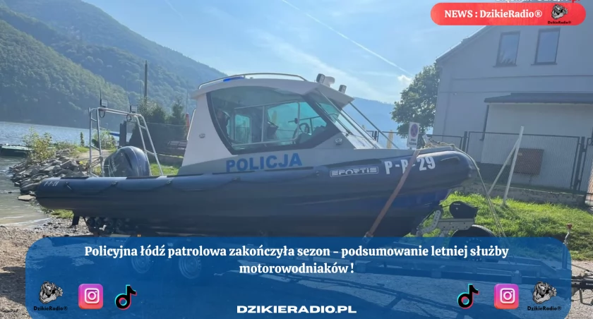 Policyjni Motorowodniacy zakończyli Sezon Letni Nad Jeziorami – Podsumowanie ich Działalności i Wpływ na Bezpieczeństwo Wypoczywających