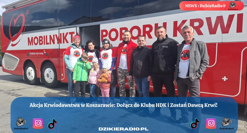 Akcja Krwiodawstwa w Koszarawie: Dołącz do Klubu HDK i Uratuj czyjeś Życie!