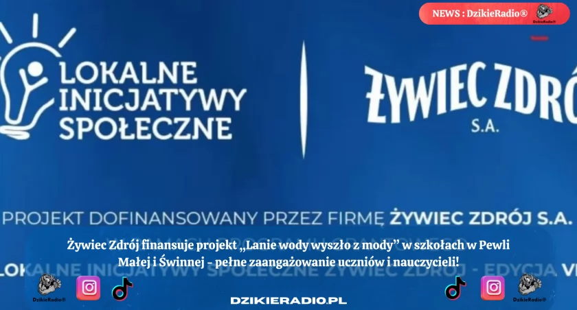 Edukacyjna inicjatywa lanie wody wyszło z mody w Pewli Małej i Świnnej: woda jest zasobem cennym.