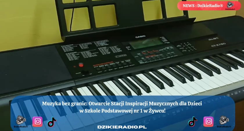 Marzenia o muzyce stają się rzeczywistością w Szkole Podstawowej nr 1 w Żywcu: Stacja Inspiracji Muzycznych otwarta!