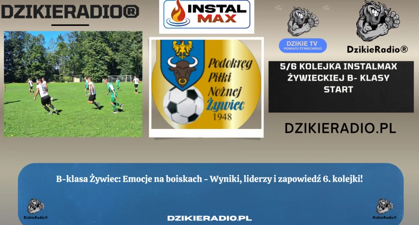 Emocje i niespodzianki w piłkarskiej B-klasie Żywiec – podsumowanie 5. kolejki i zapowiedź 6.