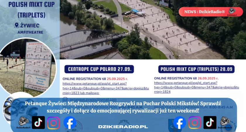 Międzynarodowe święto gry w petanque w Żywcu