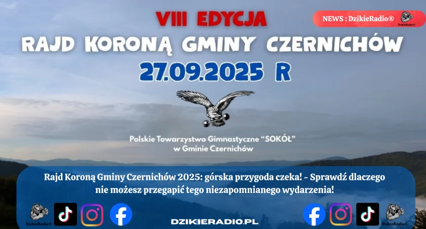 Rajd Koroną Gminy Czernichów 2025: 35 km górskiej przygody czeka na Ciebie!