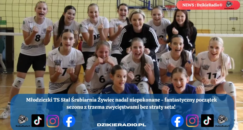 Młodziczki TS Stal Śrubiarnia Żywiec nie do zatrzymania! 