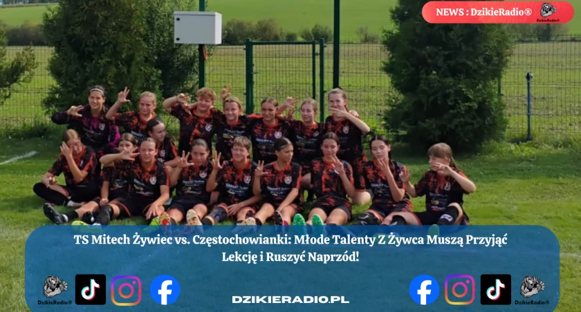 TS Mitech Żywiec walczył dzielnie, ale Częstochowa lepsza - relacja z meczu i determinacja do zwycięstwa! Już niedługo kolejne emocje na boisku!