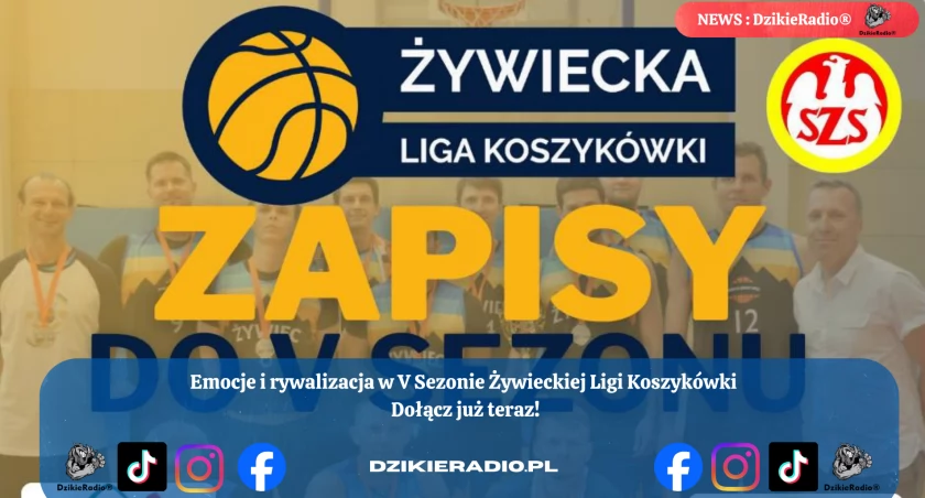Rozpoczął się V Sezon Żywieckiej Ligi Koszykówki! Zapisy trwają - Dołącz i Poczuj Sportowe Emocje już Teraz!
