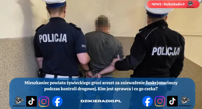 Obelgi wobec policjantów – 50-latek z Żywiecczyzny stanie przed sądem