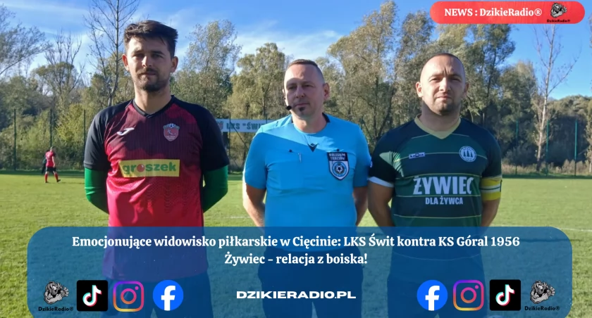 Zwycięstwo Świtu Cięcina nad KS Góral 1956 Żywiec 