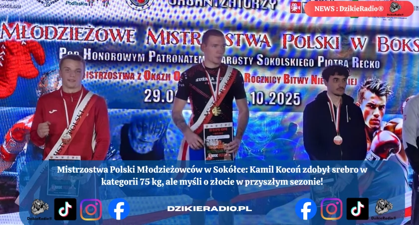 Srebro z ambicją złota – sukces Kamila Koconia na Mistrzostwach Polski Młodzieżowców