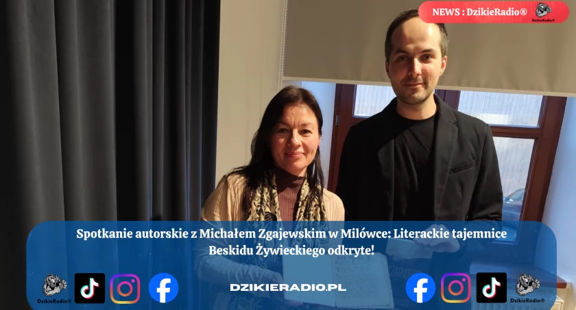 Literacka podróż w mrok Beskidów – spotkanie z Michałem Zgajewskim w Milówce